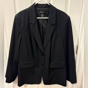 Lane Bryant Size 26 Black Classic Notch Lapel Blazer